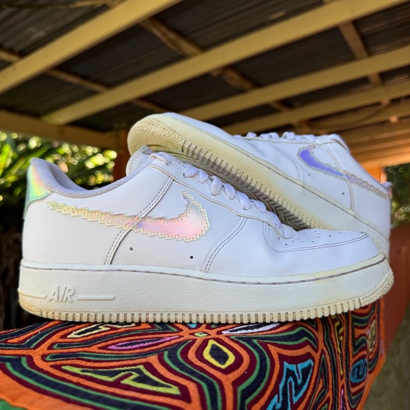 Nike Other - Nike Air Force 1 Low Iridescent Pixel Swoosh Sneakers Men Size 9 CV1699100 Shoes